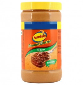 Sundrop Peanut Butter Regular Crunchy  Plastic Jar  462 grams